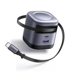 Buy Ugreen 65239 65W Retractable Type C Charger Titanium Gray Vmart in Pakistan