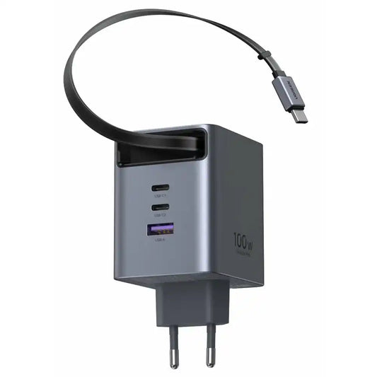 Buy Ugreen 65828 Nexode Pro 100W GaN Charger with Built-in Retractable USB-C Cable from Vmart in Pakistan