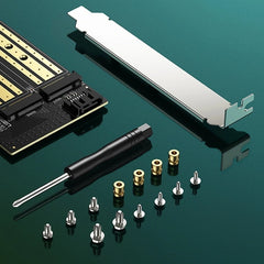 Buy Ugreen 70504 M.2 SATA+M.2 NVMe to PCI-E 3.0 X4 Expansion Card Vmart in Pakistan