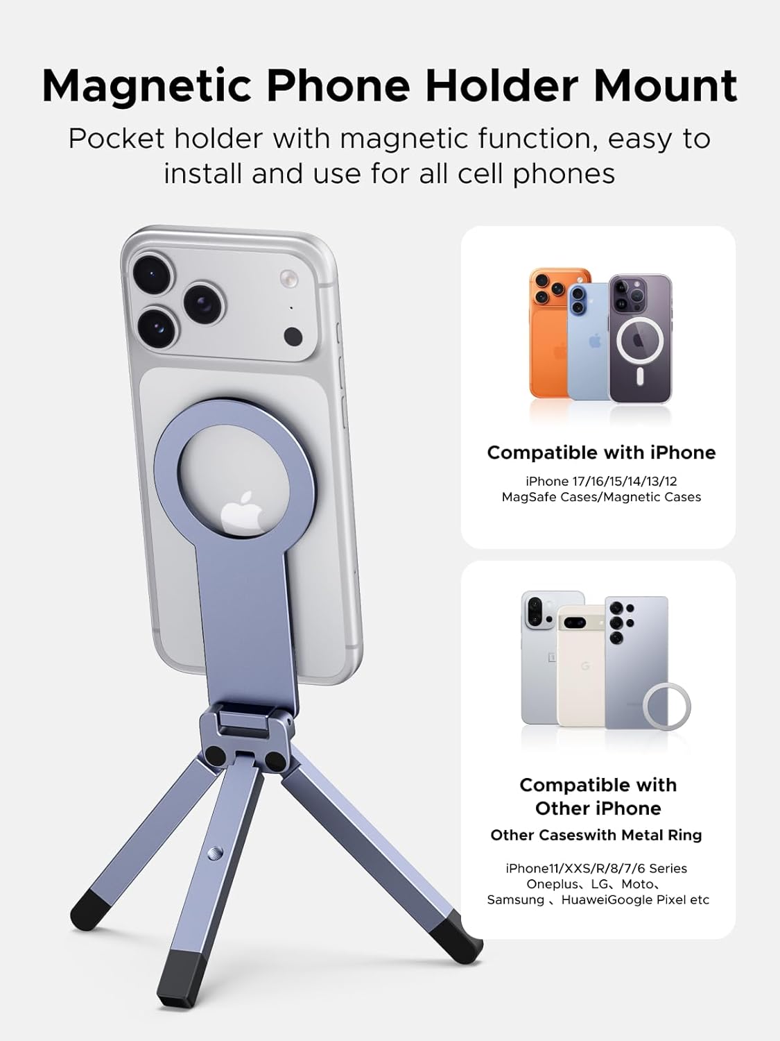 Buy Ugreen 75509 Magsafe Tripod 360° Rotating Adjustable Magnetic Phone Stand from Vmart in Pakistan