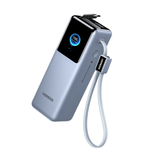 Buy Ugreen 75702B 25000mAh 200W Nexode Pro Power Bank with 35cm Braided Cable + 65cm Retractable Cable from Vmart in Pakistan