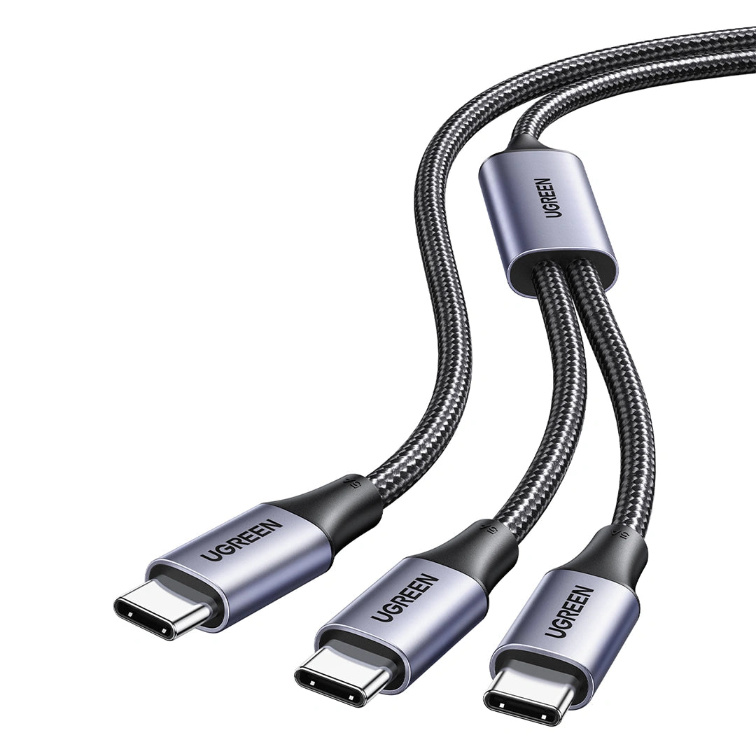 Buy Ugreen 75733 140W 2-in-1 Type-C to Dual Type-C 5A Max PD Charging Cable 2m from Vmart in Pakistan