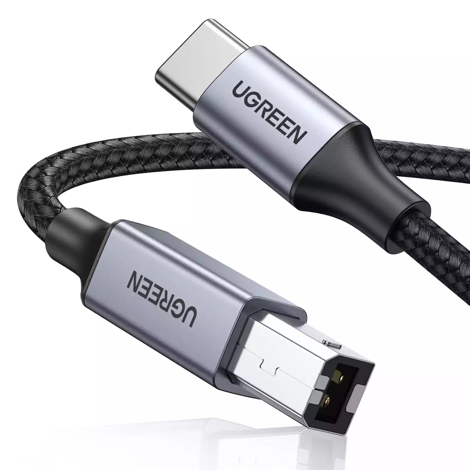 Buy Ugreen 80807 USB B to USB C Printer Cable 2m from Vmart in Pakistan