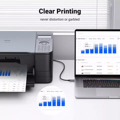 Buy Ugreen 80807 USB B to USB C Printer Cable 2m from Vmart in Pakistan