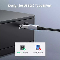 Buy Ugreen 80807 USB B to USB C Printer Cable 2m from Vmart in Pakistan
