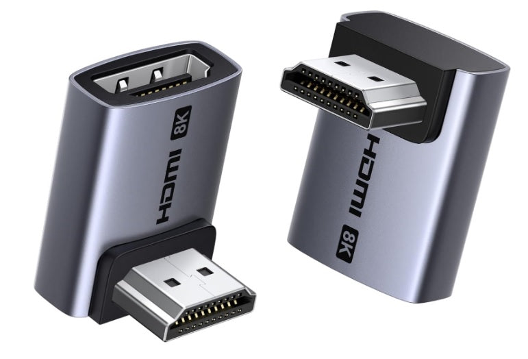 Buy Ugreen 85632 10K 8K@60Hz HDMI 2.1 Right Angle Male to Female Adapter 2 Pack from Vmart in Pakistan