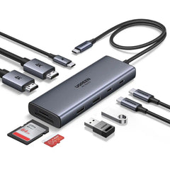 Buy Ugreen 85774 9 in 1 USB C Docking Station Dual Monitor from Vmart in Pakistan