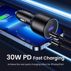 Buy Ugreen 90413 130W USB-C Car Charger Black from Vmart in Pakistan
