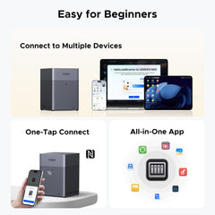 Buy Ugreen NAS DH4300 Plus 4-Bay for Beginners Home Users & Remote Workers from Vmart in Pakistan