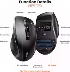 Buy Ugreen 45012 2.4G Wireless Mouse for Laptop from Vmart in Pakistan