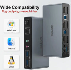 Buy Unitek AR-V1311 KVM Switch 2 Monitors 2 Computers 4K@60Hz HDMI & DisplayPort Dual Monitor from Vmart in Pakistan