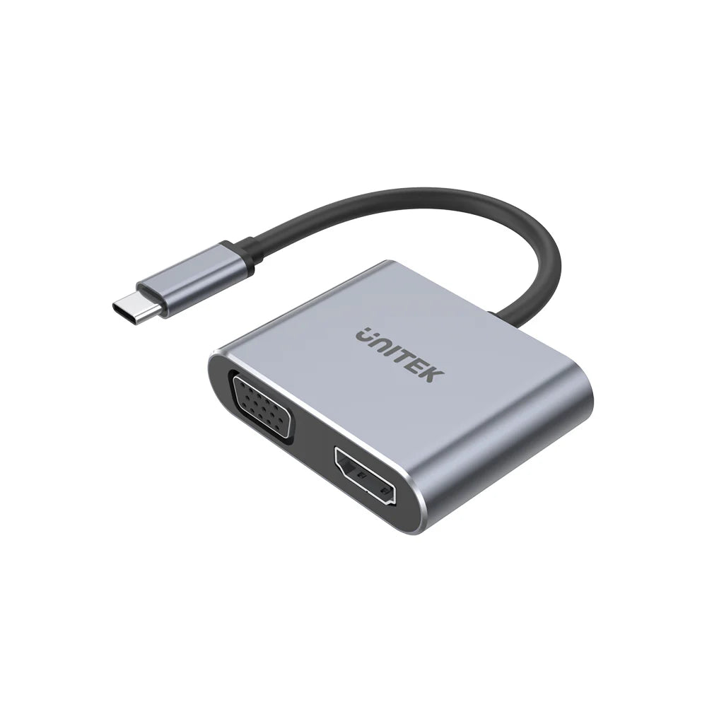 Buy Unitek D1049A uHUB Q4 Lite 4-in-1 USB-C Hub with MST Dual Display and PD 100W from Vmart in Pakistan