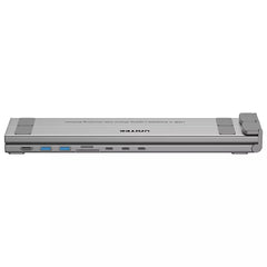 Unitek D1137AGY01 USB-C Foldable Laptop Stand with Docking Station