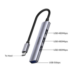 Unitek H1208B 4 in 1 USB C Hub
