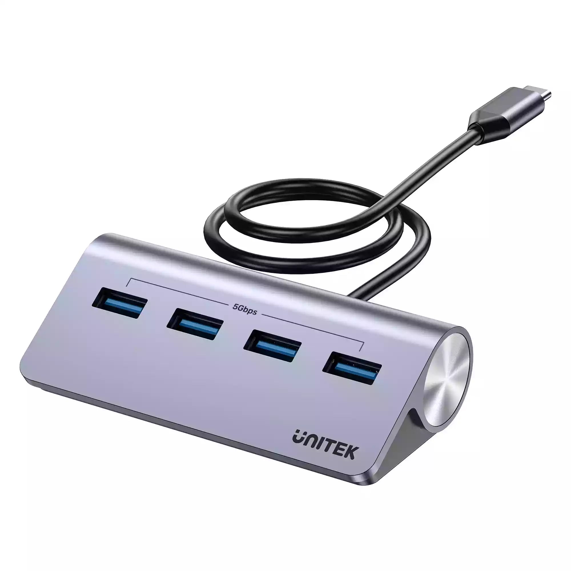 Buy Unitek H1337BGY01 uHUB Q4 4-in-1 USB -C Hub with 4 Ports USB-A from Vmart in Pakistan