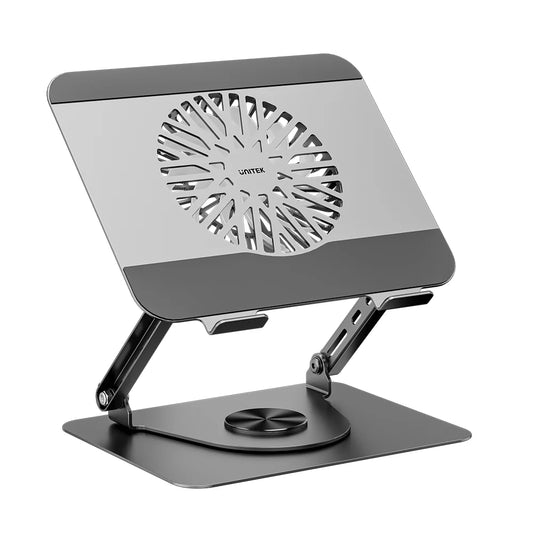 Buy Unitek OT1098AGY01 Adjustable Laptop Stand with Detachable Cooling Fan Vmart in Pakistan