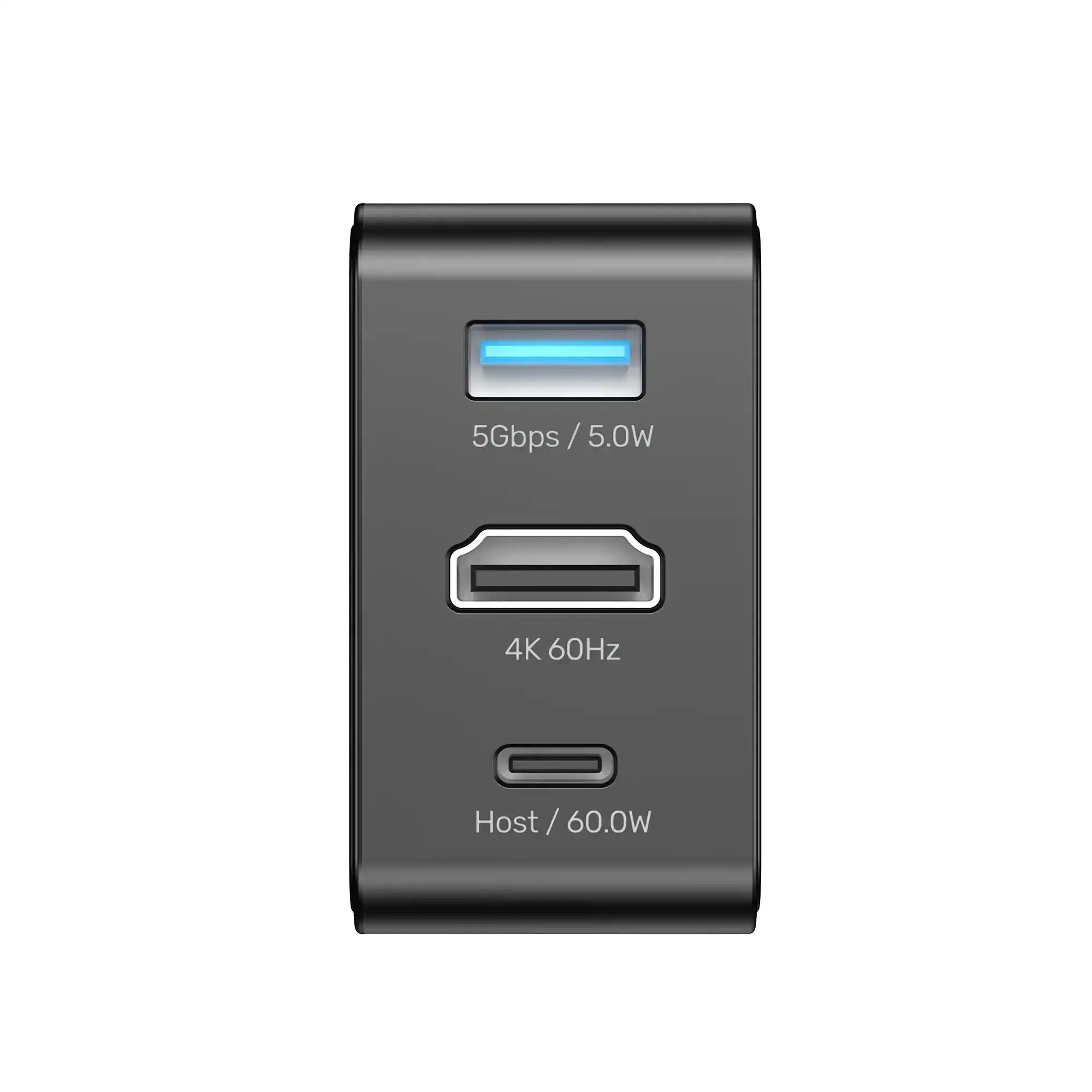 Buy Unitek P1242ABK01 Travel Tri Pro 65W 3-in-1 GaN Charger Hub Vmart in Pakistan