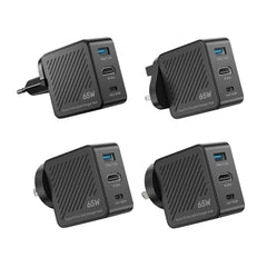 Unitek P1242ABK01 Travel Tri Pro 65W 3-in-1 GaN Charger Hub
