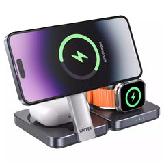 Buy Unitek P1300AGY01 Qi2 Foldable 3-in-1 Charging Station from Vmart in Pakistan