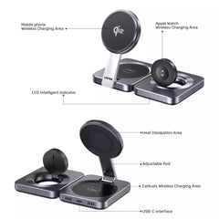 Buy Unitek P1300AGY01 Qi2 Foldable 3-in-1 Charging Station from Vmart in Pakistan
