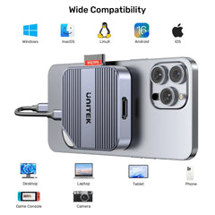 Buy Unitek S1244CGY01 Magnetic SD/ Micro SD Card Reader with PD100W Vmart in Pakistan