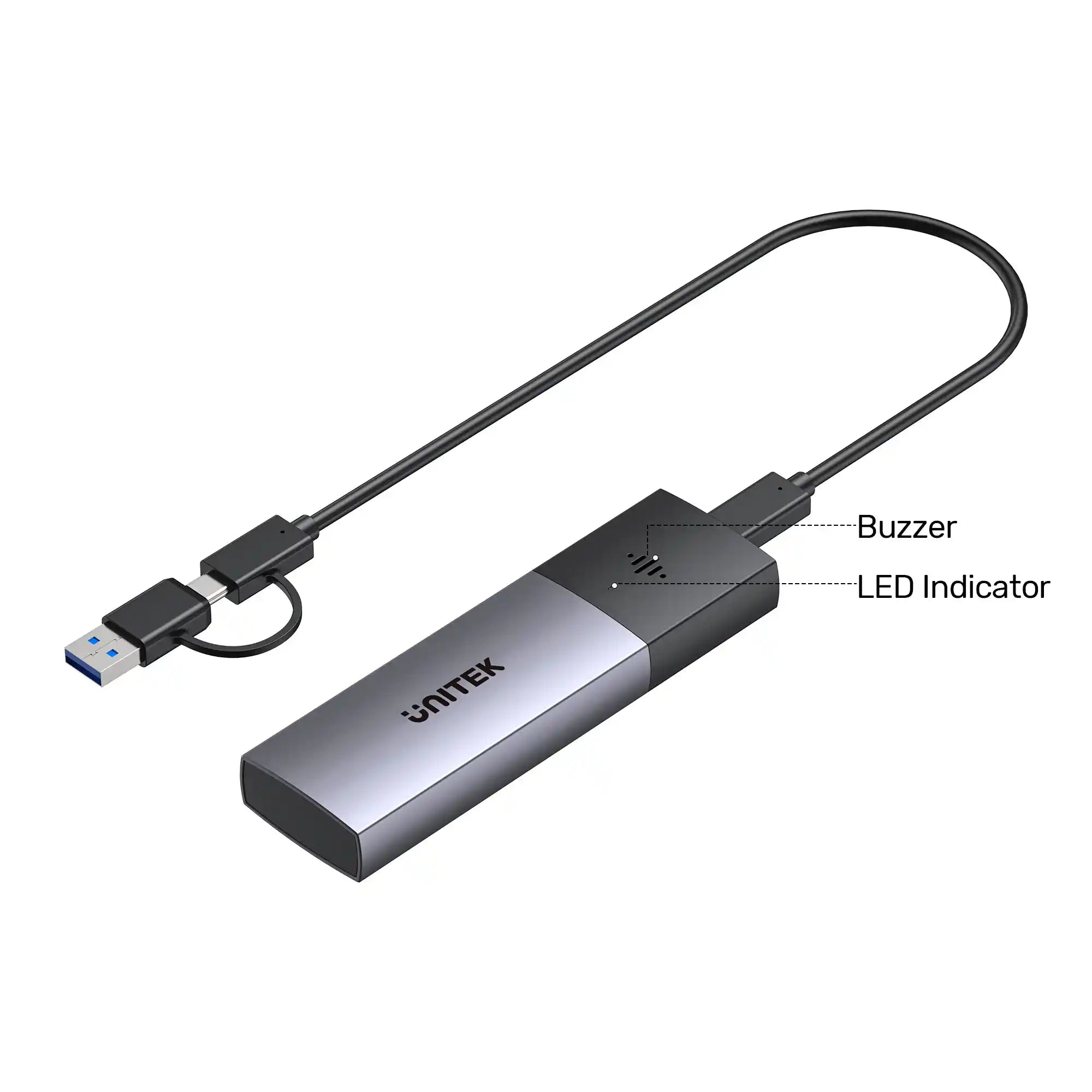 Buy Unitek S1251AGY01 SolidForce Smart Anti-loss M.2 SSD Enclosure Vmart in Pakistan