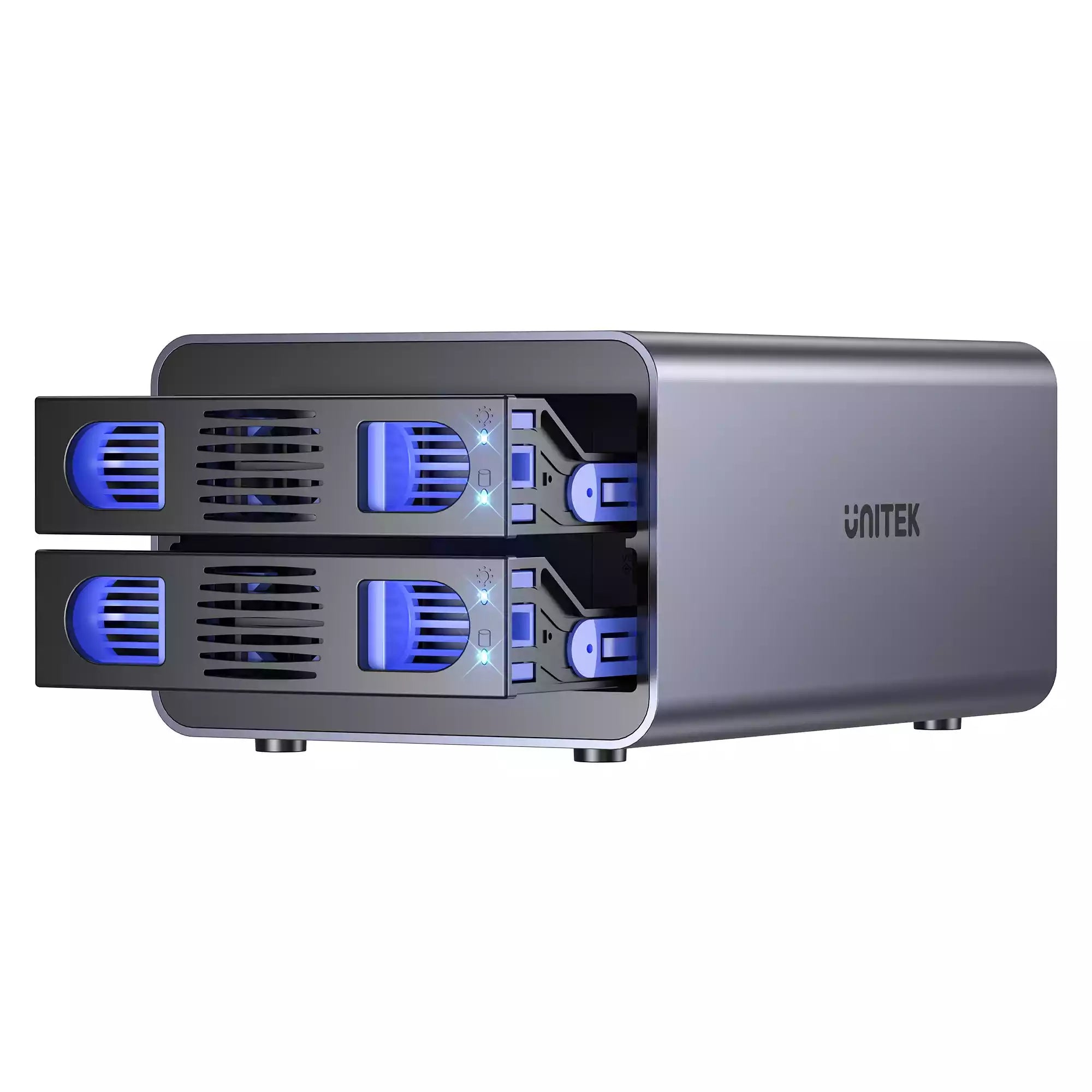 Buy Unitek S1308B01-EU 2 Bay RAID External Hard Drive Enclosure from Vmart in Pakistan