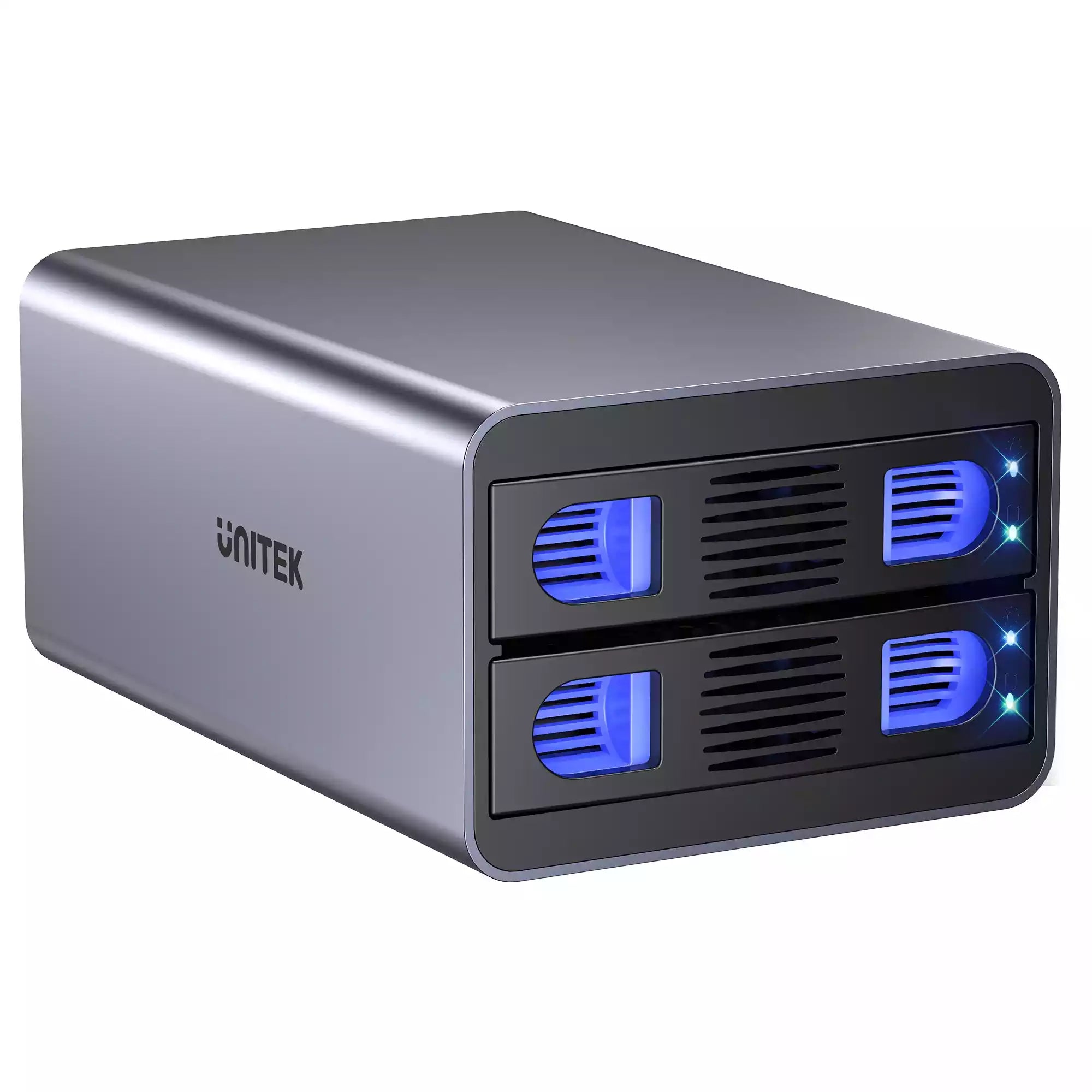 Buy Unitek S1308B01-EU 2 Bay RAID External Hard Drive Enclosure from Vmart in Pakistan