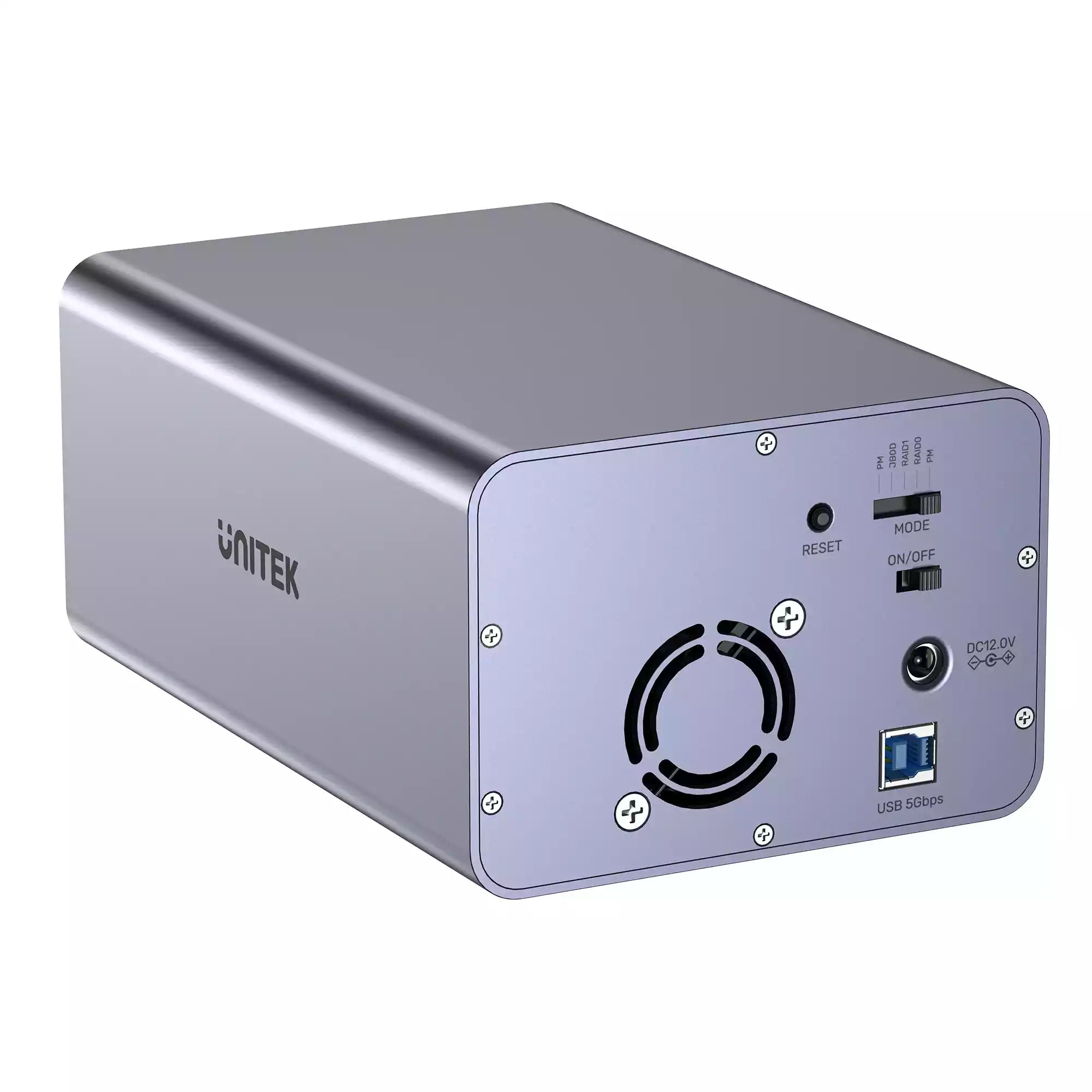 Buy Unitek S1308B01-EU 2 Bay RAID External Hard Drive Enclosure from Vmart in Pakistan