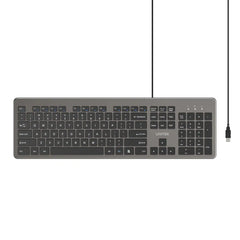 Buy Unitek T052AGY01-US SlimTap Ultra Light Wired Keyboard with 104 keys Vmart in Pakistan
