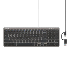 Buy Unitek T053AGY01-US SlimTap Ultra Light Wired Keyboard with 99 keys Vmart in Pakistan