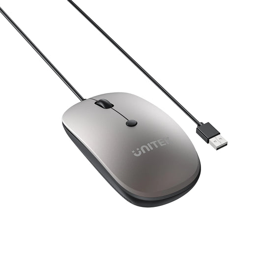 Buy Unitek T060BGY01 SlimTrack Wired Optical Mouse Vmart in Pakistan