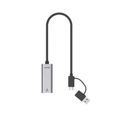 Buy Unitek U1313C Hybrid USB-C/ USB-A to 2.5G Gigabit Ethernet Adapter from Vmart in Pakistan