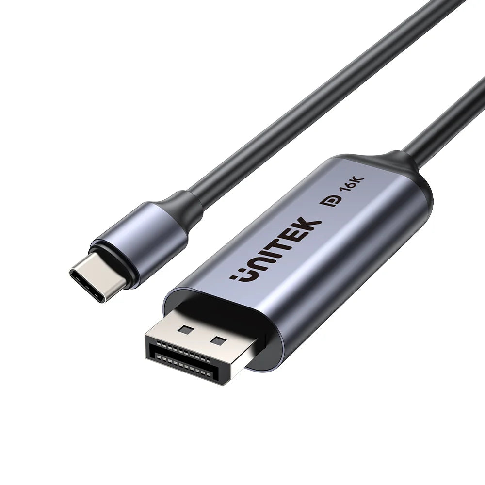 Buy Unitek V1441AGY01 16K USB-C to DisplayPort Bi-Directional Cable 1.8m from Vmart in Pakistan
