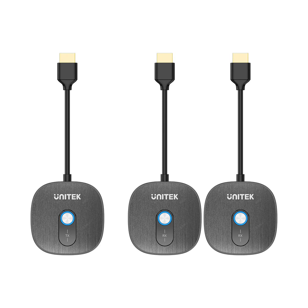 Buy Unitek V1711ABK01 Wireless 1080p HDMI Transmitter with Dual Receivers Vmart in Pakistan