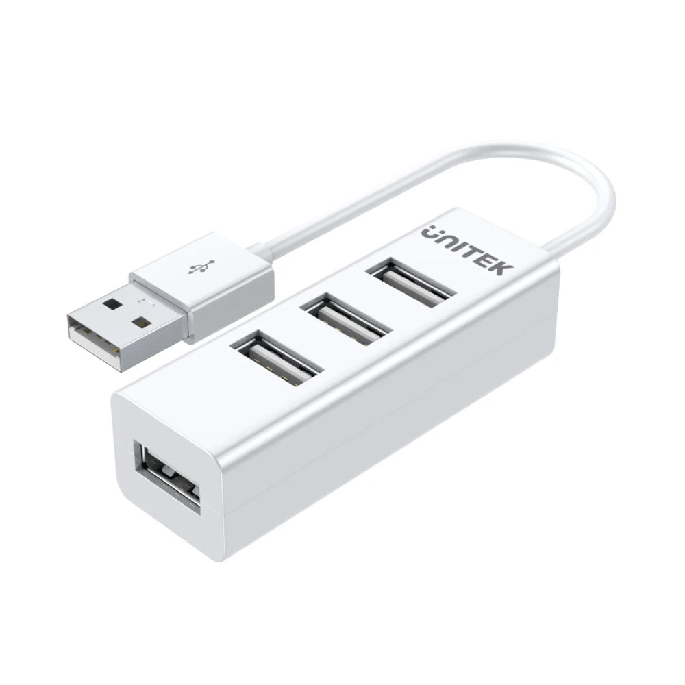 Buy Unitek Y-2146 4 Ports USB 2.0 Hub White from Vmart in Pakistan