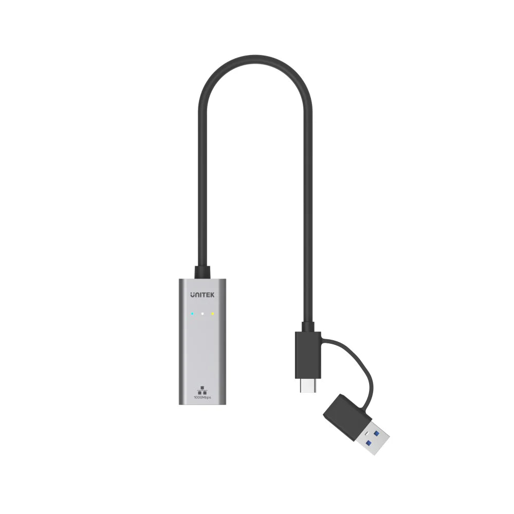 Buy Unitek Y-3465A USB-C/USB-A to Gigabit Ethernet Adapter from Vmart in Pakistan