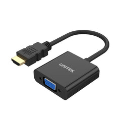 Buy Unitek Y-6333 HDMI to VGA Adapter with 3.5mm for Stereo Audio from Vmart in Pakistan