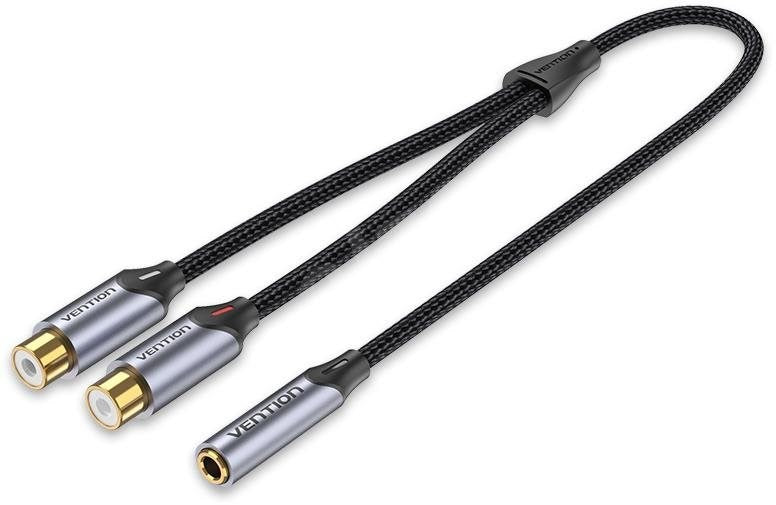 Buy Vention BCOHY Braided 3.5mm Female to 2-Female RCA Audio Cable from Vmart in Pakistan