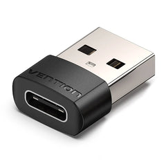 Buy Vention CDWB0 USB 2.0 Male to USB-C Female Adapter Black from Vmart in Pakistan