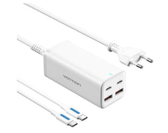 Buy Vention FBSWG 4-Port USB (C+C+A+A) GaN Charger (100W/100W/18W/18W) EU White from Vmart in Pakistan