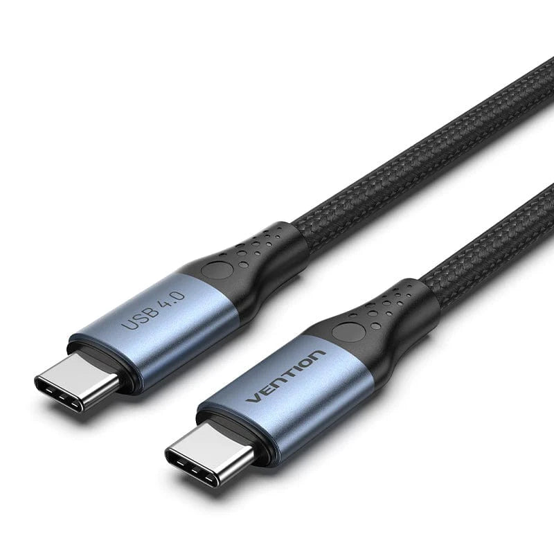 Buy Vention TAVHF Cotton Braided USB 4.0 C Male to C Male 5A Cable 1m from Vmart in Pakistan
