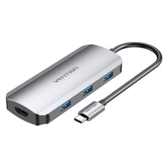 Buy Vention TODHB Multi-function USB-C 5-in-1 Docking Station Aluminum Alloy Type from Vmart in Pakistan