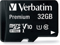 Buy Verbatim 44083 32GB Premium microSDHC Memory Card with Adapter from Vmart in Pakistan