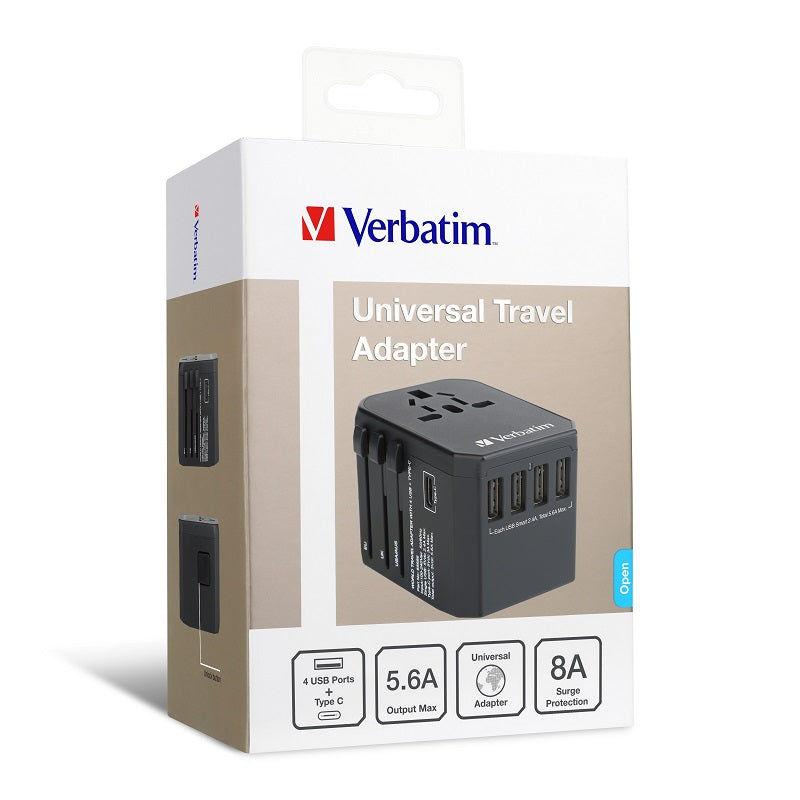 Buy Verbatim 65686 5 Ports Travel Adapter from Vmart in Pakistan