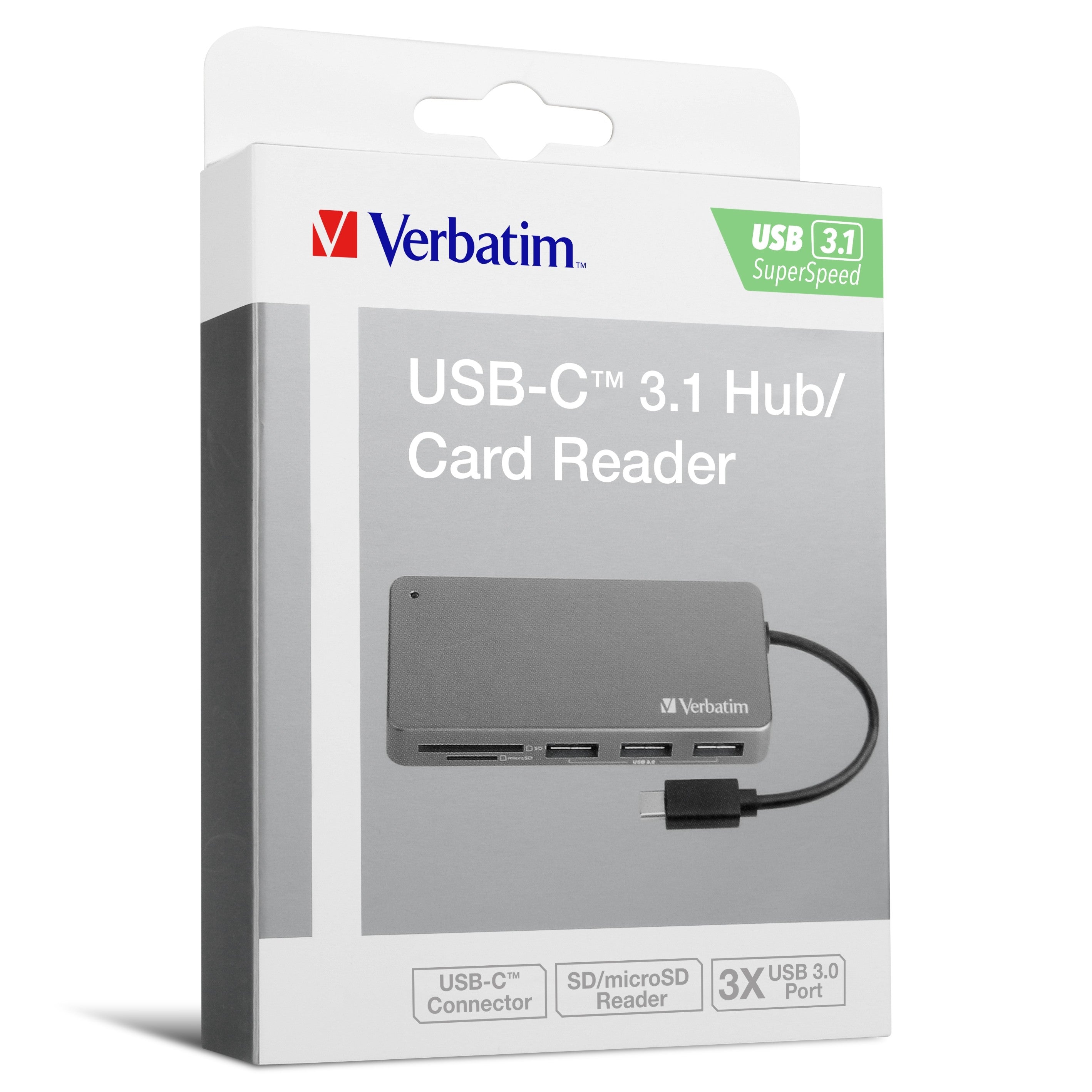 Buy Verbatim 65679 USB-C 3.1 Hub/Card Reader from Vmart in Pakistan
