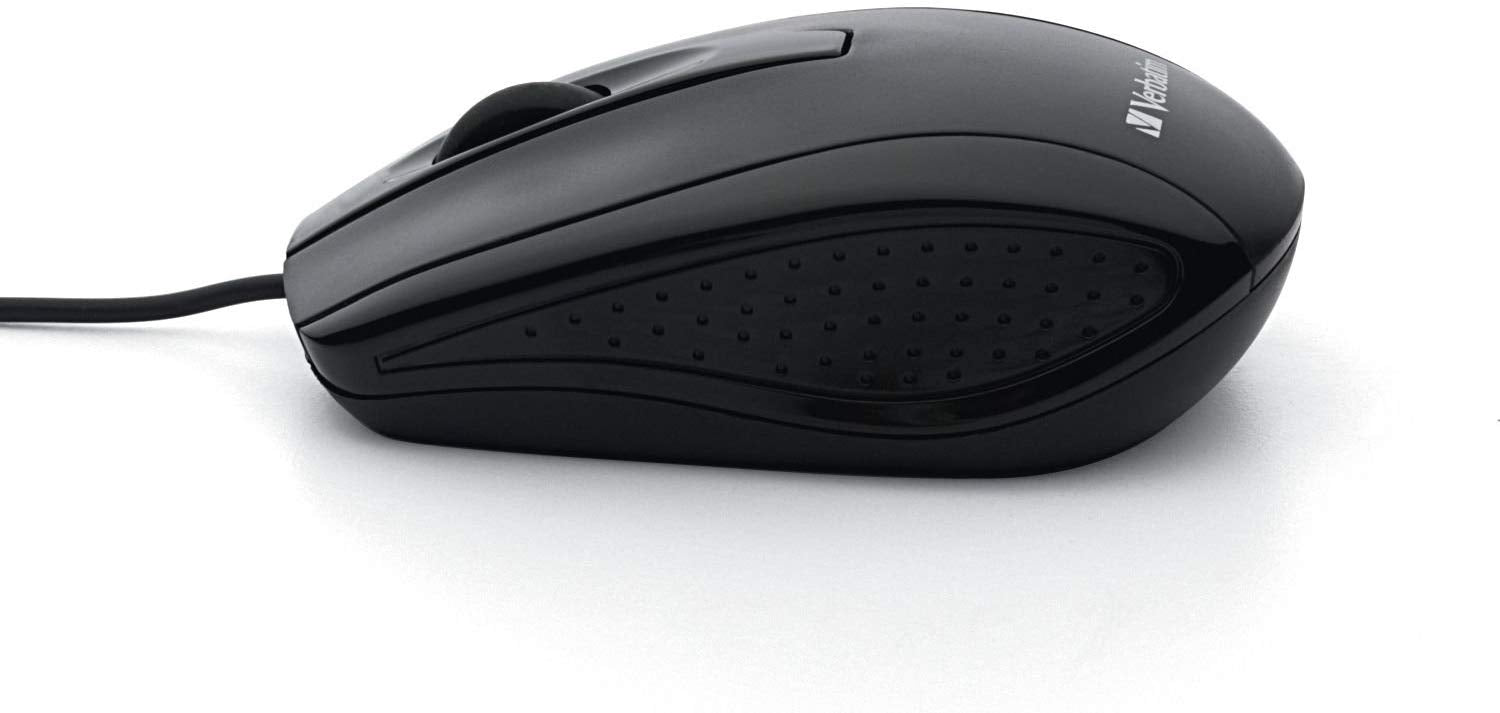 Buy Verbatim Wired Optical Mouse - Black from Vmart in Pakistan