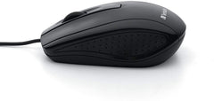 Buy Verbatim Wired Optical Mouse - Black from Vmart in Pakistan