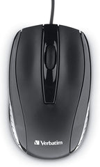 Buy Verbatim Wired Optical Mouse - Black from Vmart in Pakistan