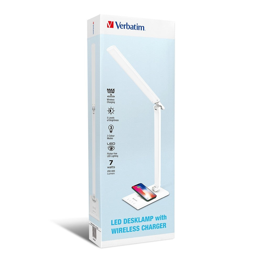 Buy Verbatim LED Desk Lamp with Wireless Charger from Vmart in Pakistan